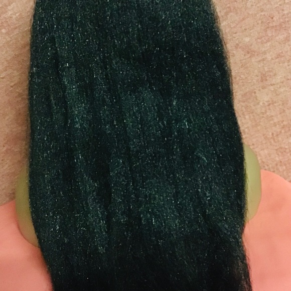 Beautiful Upart Wig Kinky Straight Wig Natural Color  synthetic Hair 22-inch - Picture 7 of 9